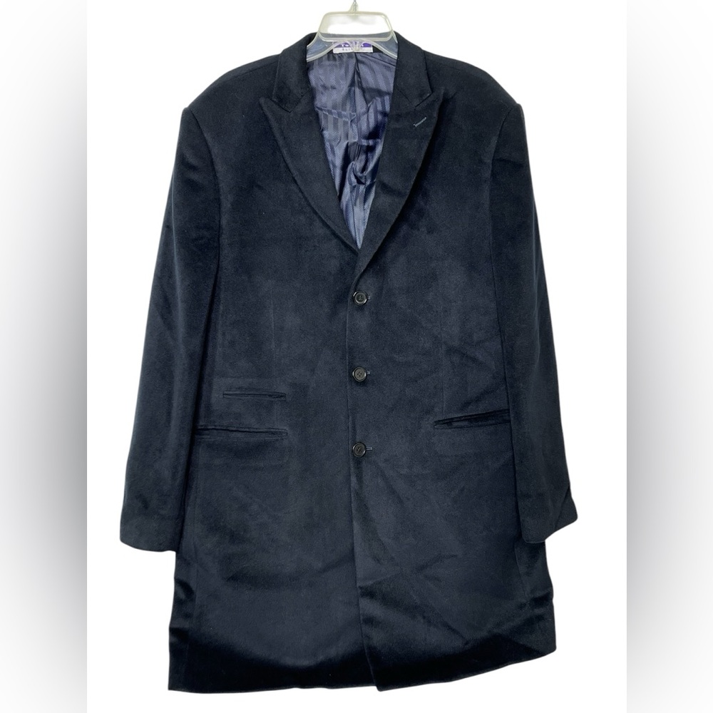 Twilight Slim Fit‎ Lined Black Polyester Blend Men's 48R Winter Jacket